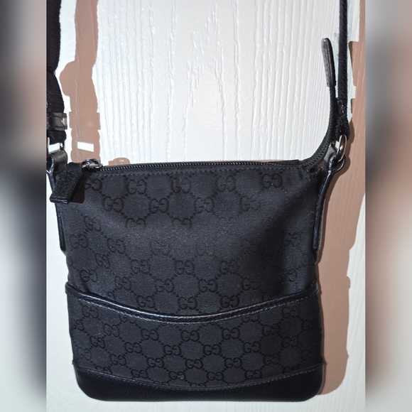 Authentic Gucci Black Monogram Crossbody Bag/Purse EUC - Picture 6 of 16